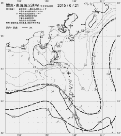 一都三県漁海況速報、関東・東海海況速報(2015/06/21)