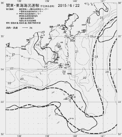 一都三県漁海況速報、関東・東海海況速報(2015/06/22)