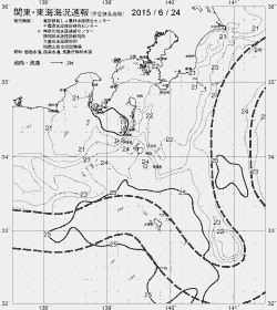 一都三県漁海況速報、関東・東海海況速報(2015/06/24)
