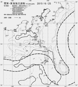 一都三県漁海況速報、関東・東海海況速報(2015/06/25)