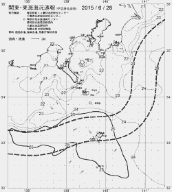 一都三県漁海況速報、関東・東海海況速報(2015/06/28)