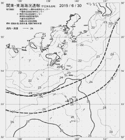 一都三県漁海況速報、関東・東海海況速報(2015/06/30)