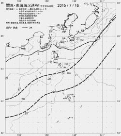 一都三県漁海況速報、関東・東海海況速報(2015/07/16)