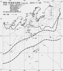 一都三県漁海況速報、関東・東海海況速報(2015/07/20)