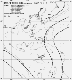 一都三県漁海況速報、関東・東海海況速報(2015/08/15)
