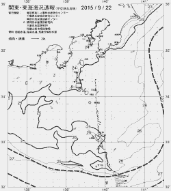 一都三県漁海況速報、関東・東海海況速報(2015/09/22)