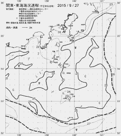 一都三県漁海況速報、関東・東海海況速報(2015/09/27)