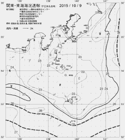 一都三県漁海況速報、関東・東海海況速報(2015/10/09)
