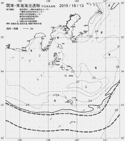 一都三県漁海況速報、関東・東海海況速報(2015/10/13)