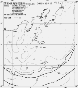 一都三県漁海況速報、関東・東海海況速報(2015/10/17)