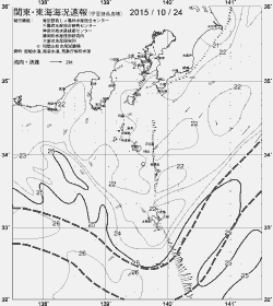 一都三県漁海況速報、関東・東海海況速報(2015/10/24)