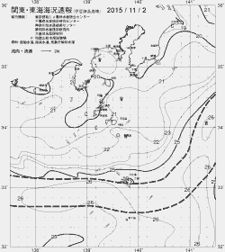 一都三県漁海況速報、関東・東海海況速報(2015/11/02)