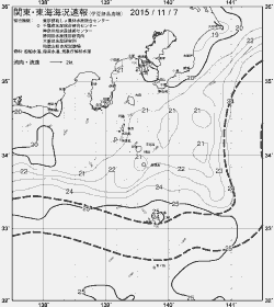 一都三県漁海況速報、関東・東海海況速報(2015/11/07)