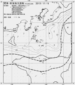 一都三県漁海況速報、関東・東海海況速報(2015/11/09)