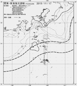 一都三県漁海況速報、関東・東海海況速報(2015/11/17)