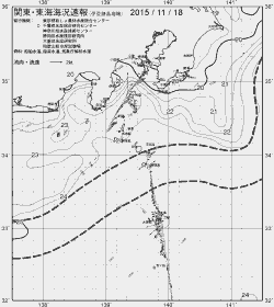 一都三県漁海況速報、関東・東海海況速報(2015/11/18)