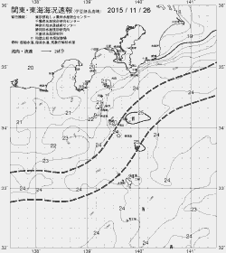 一都三県漁海況速報、関東・東海海況速報(2015/11/26)