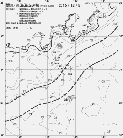 一都三県漁海況速報、関東・東海海況速報(2015/12/05)