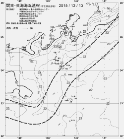一都三県漁海況速報、関東・東海海況速報(2015/12/13)