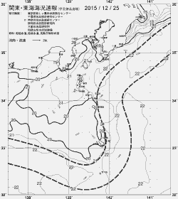 一都三県漁海況速報、関東・東海海況速報(2015/12/25)