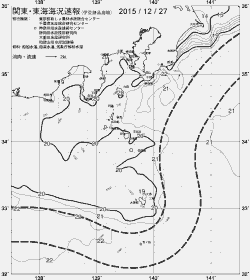 一都三県漁海況速報、関東・東海海況速報(2015/12/27)