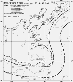 一都三県漁海況速報、関東・東海海況速報(2015/12/30)