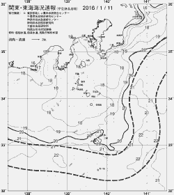 一都三県漁海況速報、関東・東海海況速報(2016/01/11)