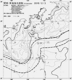 一都三県漁海況速報、関東・東海海況速報(2016/02/03)