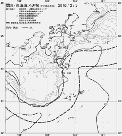 一都三県漁海況速報、関東・東海海況速報(2016/02/05)