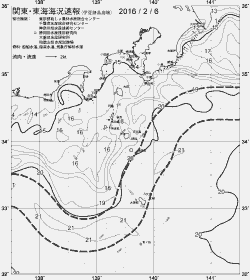 一都三県漁海況速報、関東・東海海況速報(2016/02/06)