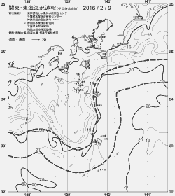 一都三県漁海況速報、関東・東海海況速報(2016/02/09)