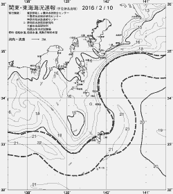 一都三県漁海況速報、関東・東海海況速報(2016/02/10)