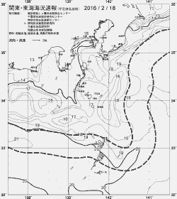 一都三県漁海況速報、関東・東海海況速報(2016/02/18)