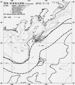 一都三県漁海況速報、関東・東海海況速報(2016/03/13)