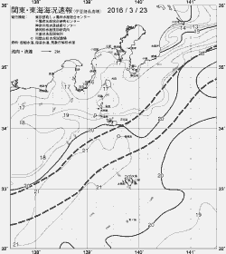 一都三県漁海況速報、関東・東海海況速報(2016/03/23)