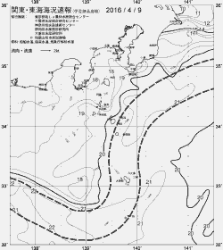 一都三県漁海況速報、関東・東海海況速報(2016/04/09)