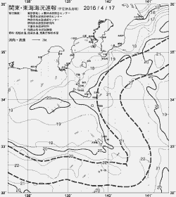 一都三県漁海況速報、関東・東海海況速報(2016/04/17)