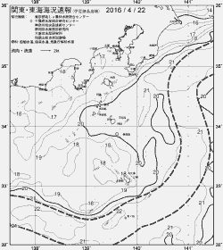 一都三県漁海況速報、関東・東海海況速報(2016/04/22)