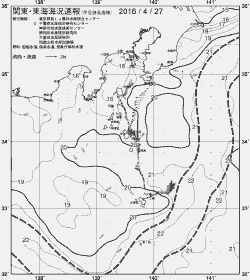 一都三県漁海況速報、関東・東海海況速報(2016/04/27)