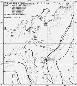 一都三県漁海況速報、関東・東海海況速報(2016/05/06)