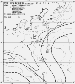 一都三県漁海況速報、関東・東海海況速報(2016/05/13)