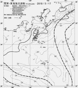 一都三県漁海況速報、関東・東海海況速報(2016/05/17)