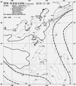 一都三県漁海況速報、関東・東海海況速報(2016/05/20)
