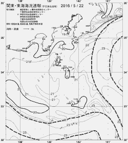 一都三県漁海況速報、関東・東海海況速報(2016/05/22)