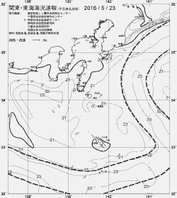 一都三県漁海況速報、関東・東海海況速報(2016/05/23)