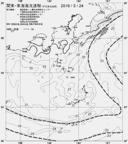 一都三県漁海況速報、関東・東海海況速報(2016/05/24)
