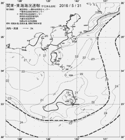 一都三県漁海況速報、関東・東海海況速報(2016/05/31)