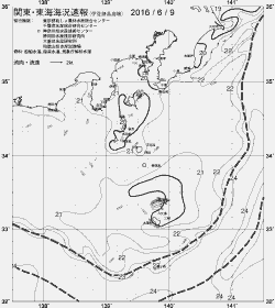 一都三県漁海況速報、関東・東海海況速報(2016/06/09)