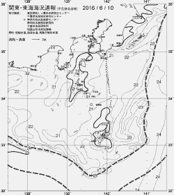 一都三県漁海況速報、関東・東海海況速報(2016/06/10)
