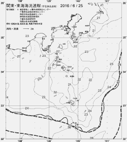 一都三県漁海況速報、関東・東海海況速報(2016/06/25)